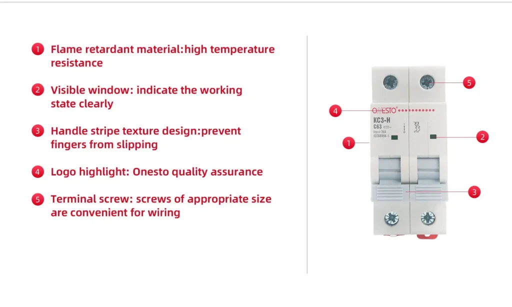 Description of Characteristics of Circuit Breaker Products