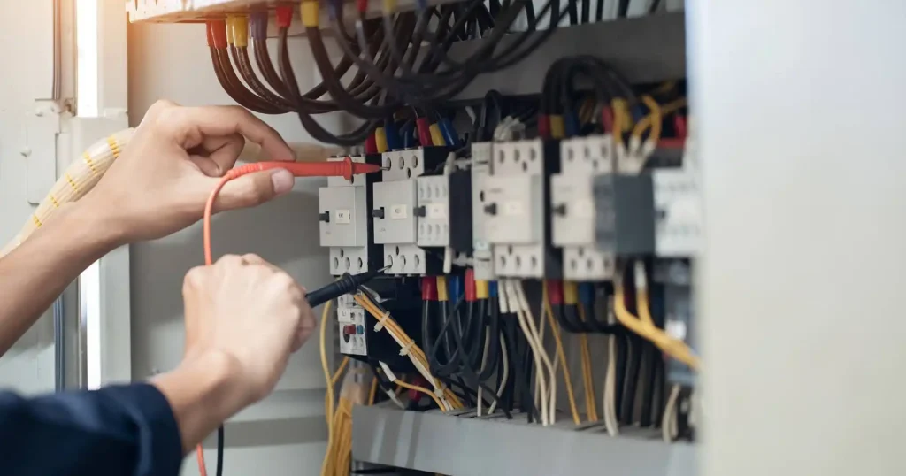 Circuit breaker wiring operation