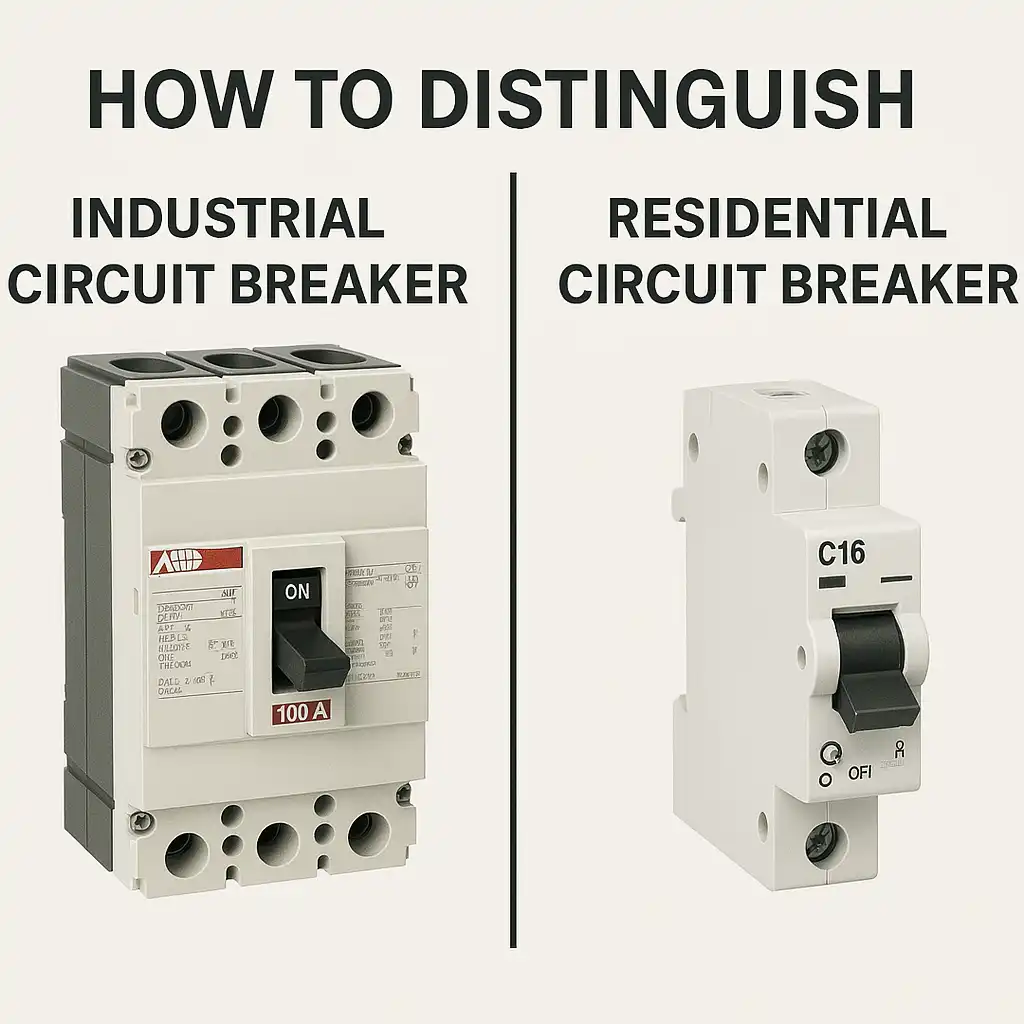 How to Distinguish Between Industrial and Residential Circuit Breakers