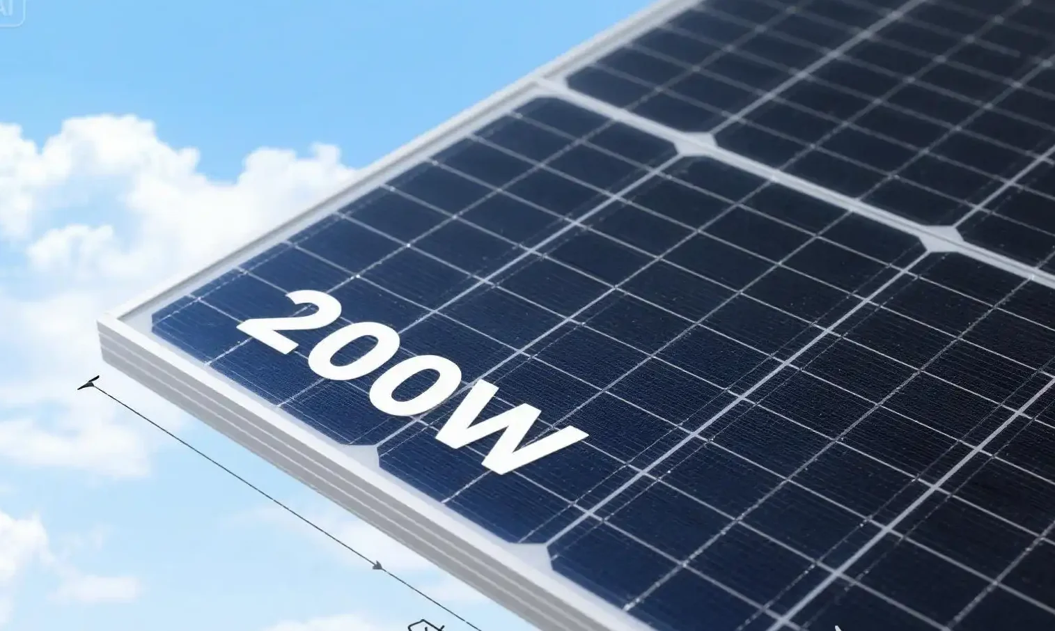 200W solar panel