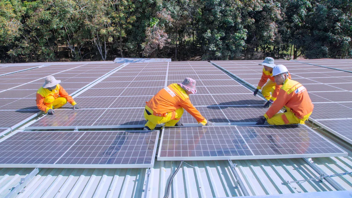 A few are installing solar panels