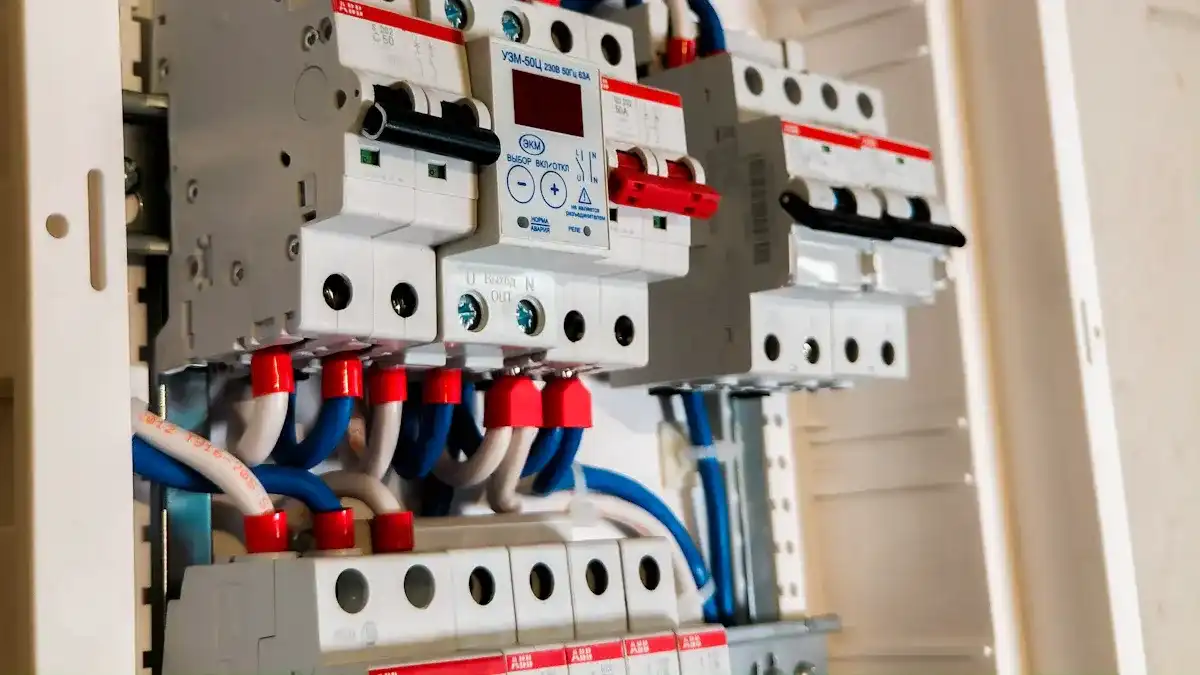 Installed molded case circuit breaker