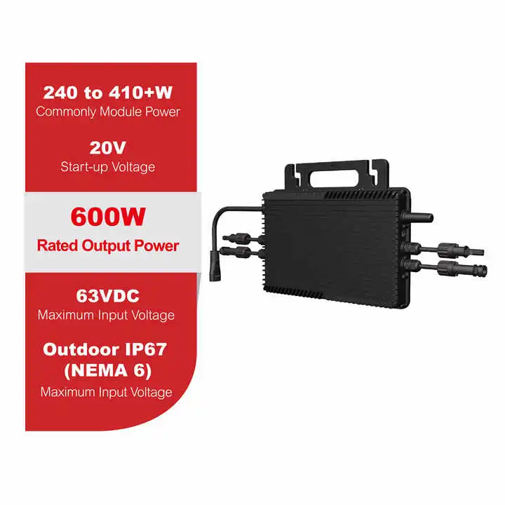 High quality solar micro inverter DC 63V IP67