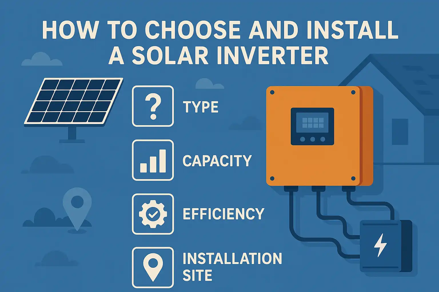 How to choose to install a solar inverter