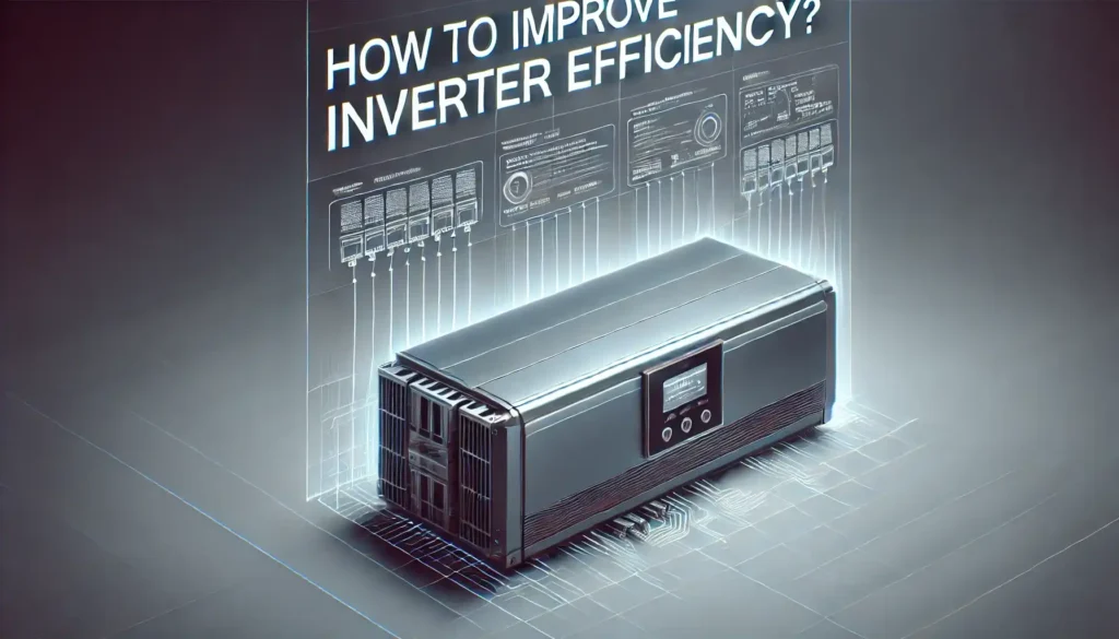How to improve the efficiency of inverters
