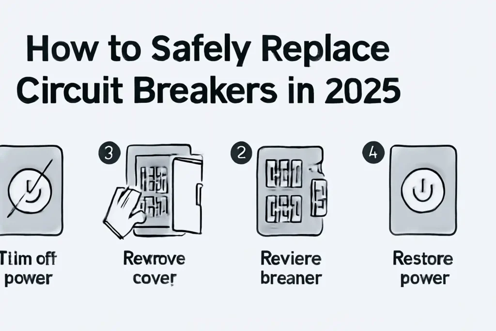 How to safely replace circuit breakers in 2025