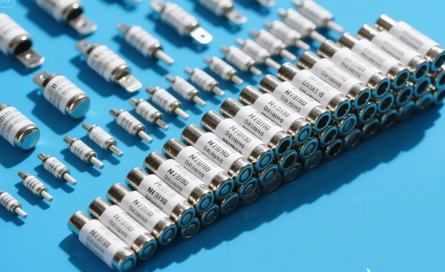 Multiple sizes of solar fuses