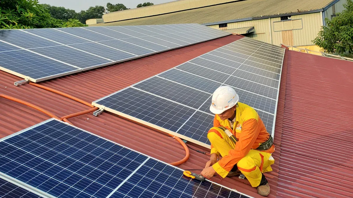 Factors affecting solar panel output