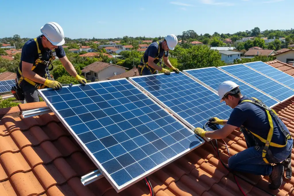 Mount the Solar Panels