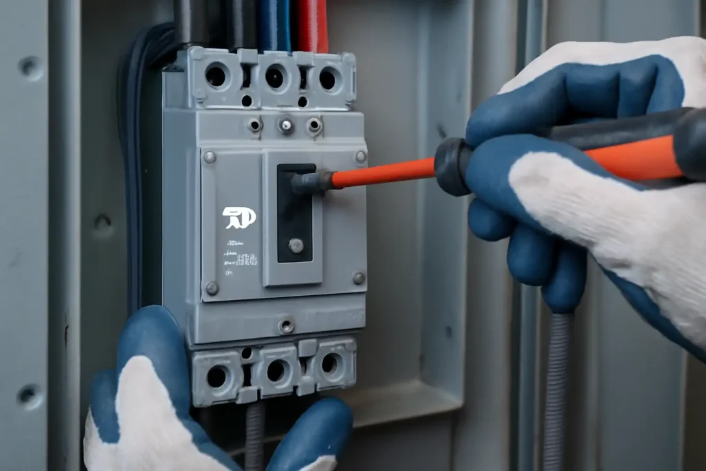 Effective maintenance of molded case circuit breakers