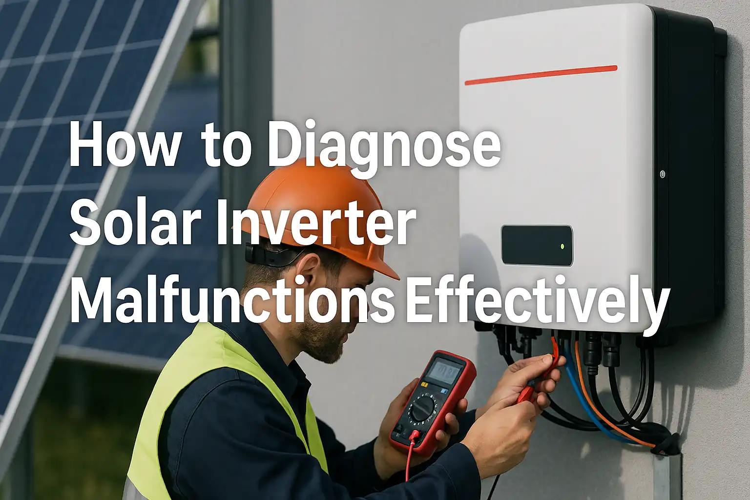 How to Diagnose Solar Inverter Malfunctions Effectively