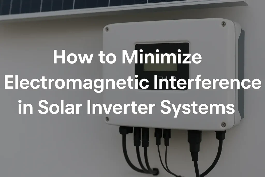 How to Minimize Electromagnetic Interference in Solar Inverter Systems