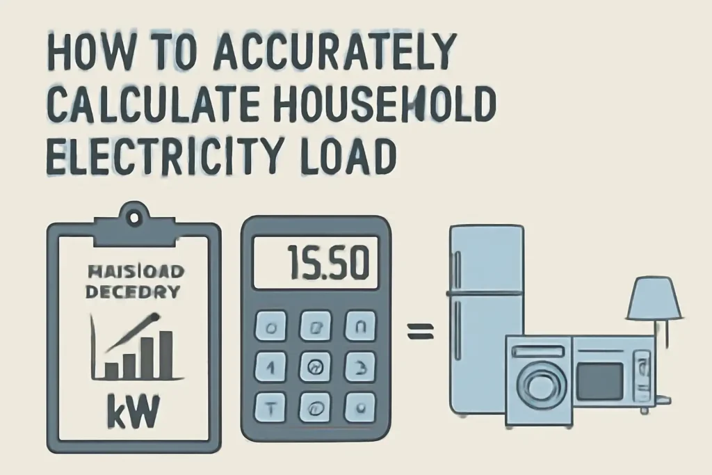 How to accurately calculate household electricity load