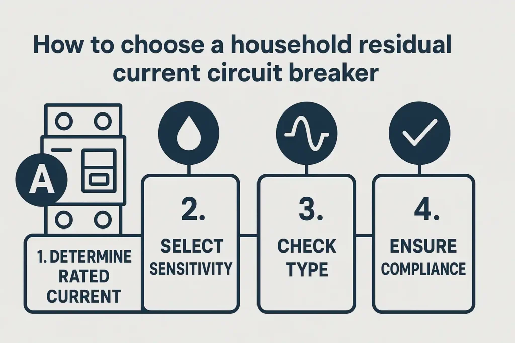 How to choose a household residual current circuit breaker