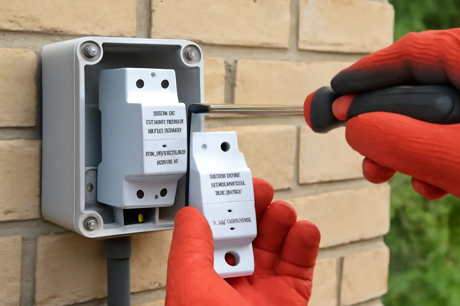 Installation of outdoor surge protectors