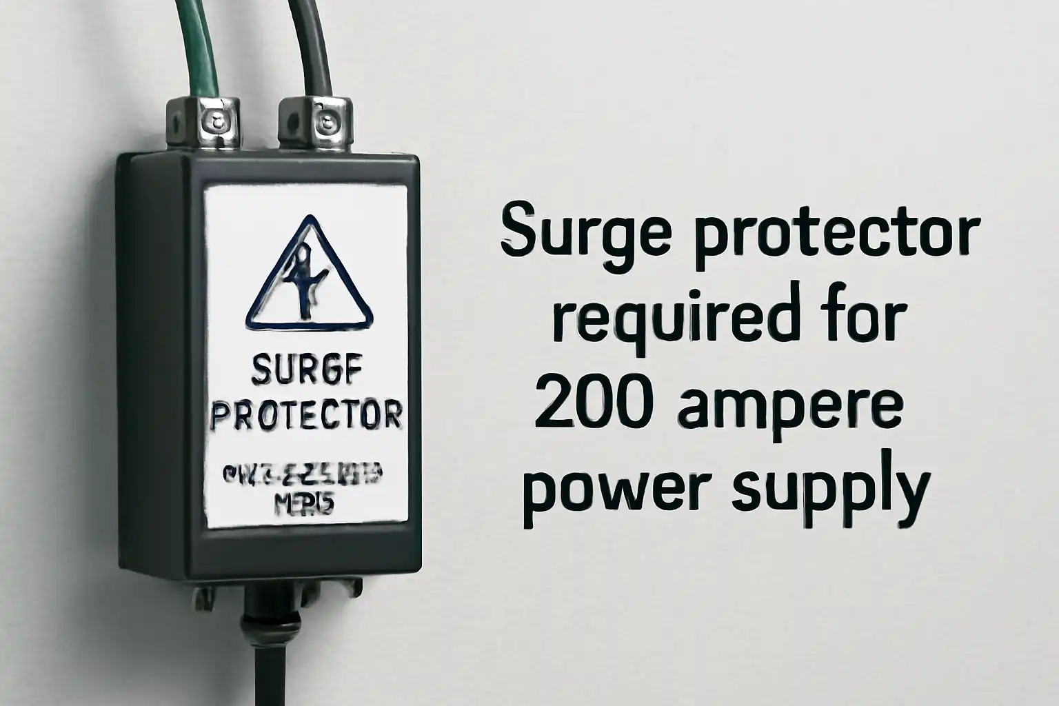 Surge protector required for 200 ampere power supply
