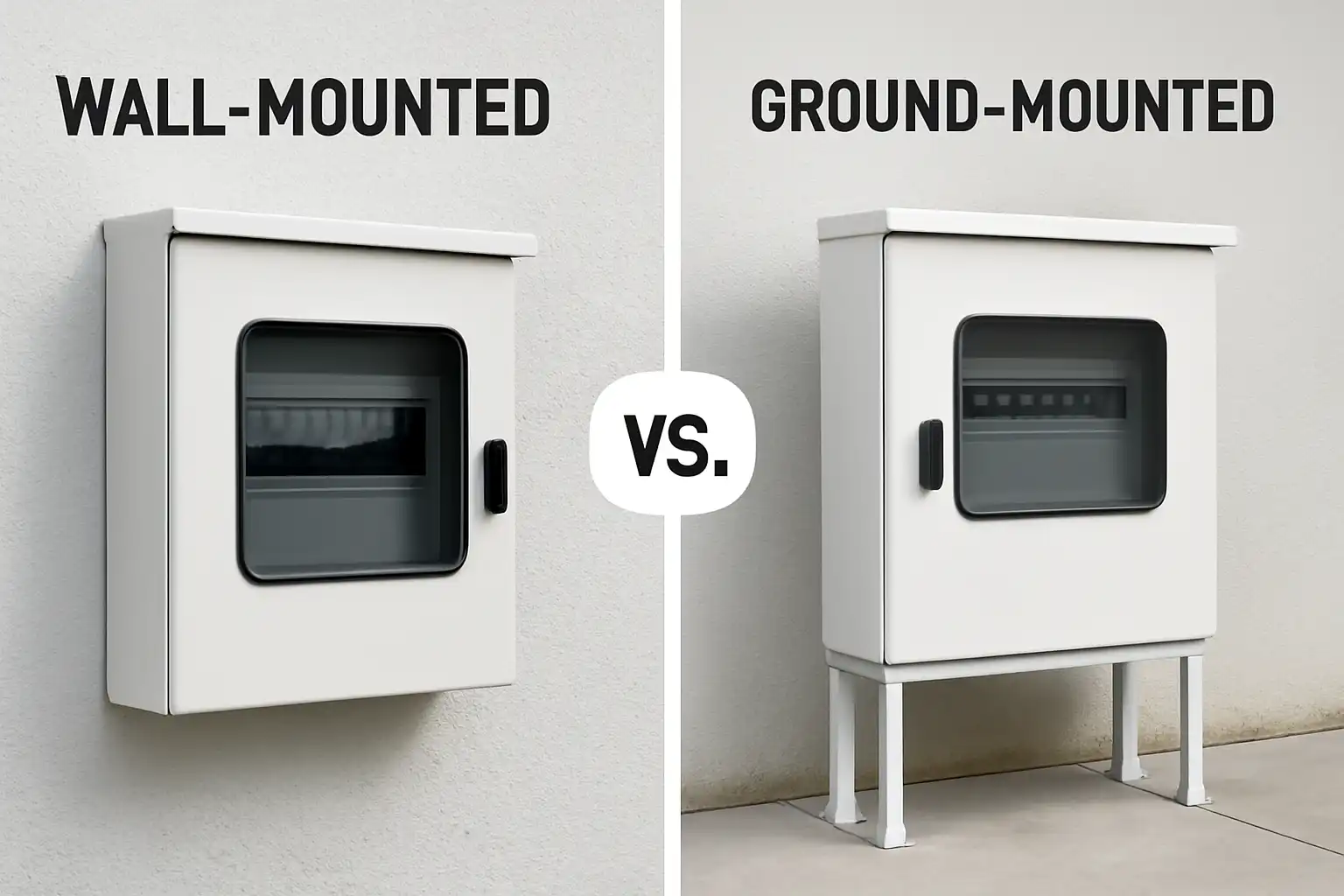 Wall-Mounted vs. Ground-Mounted Distribution Boxes