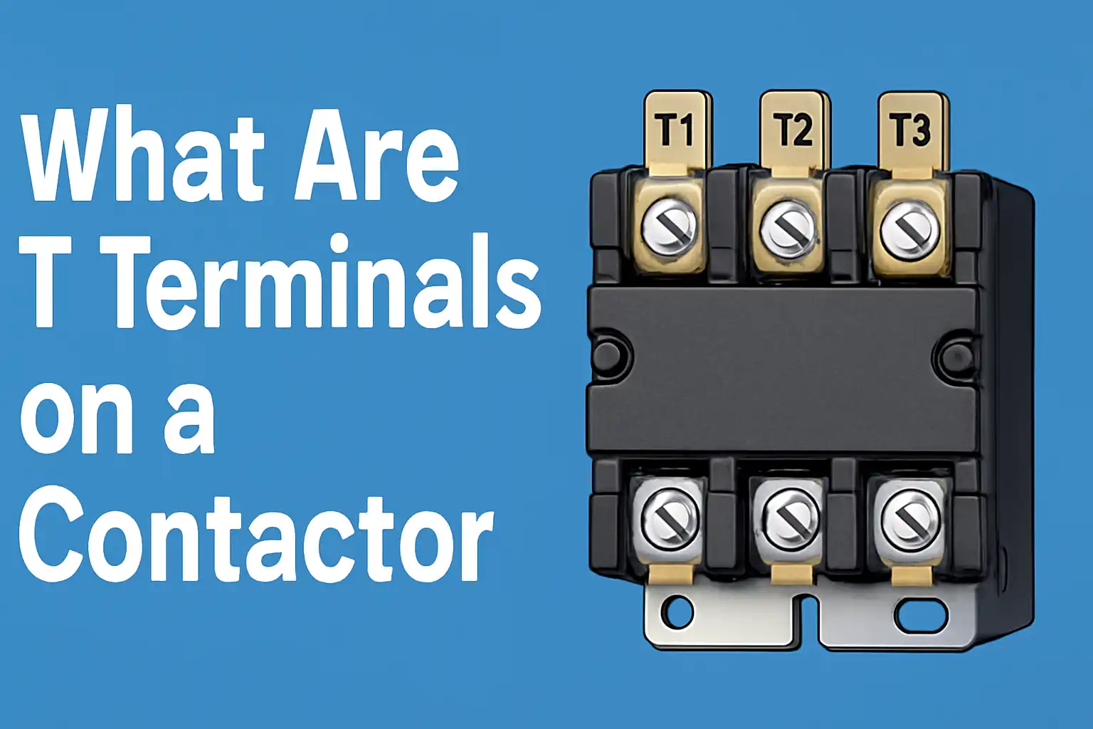 What Are T Terminals on a Contactor