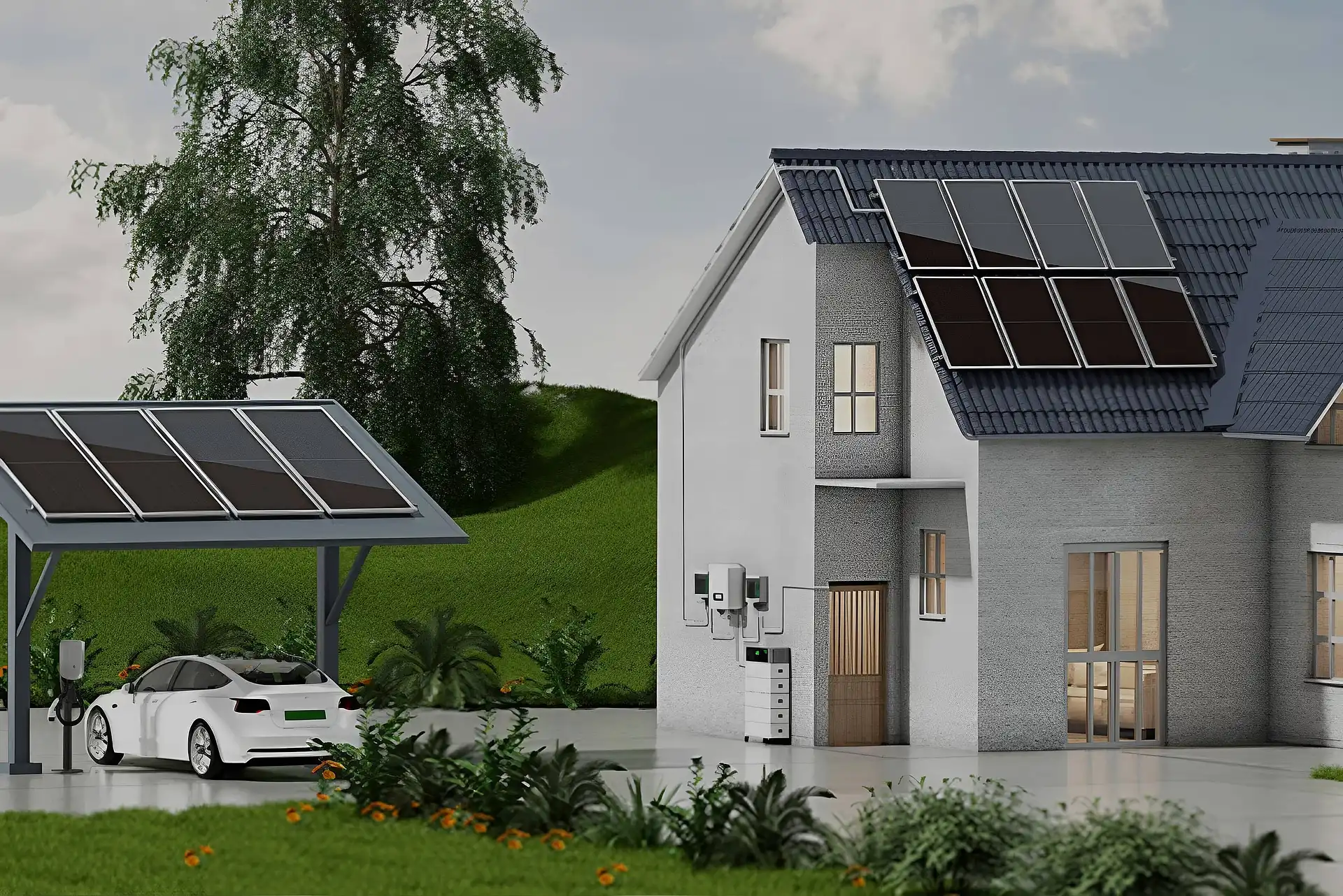 Whole house solar energy system solution