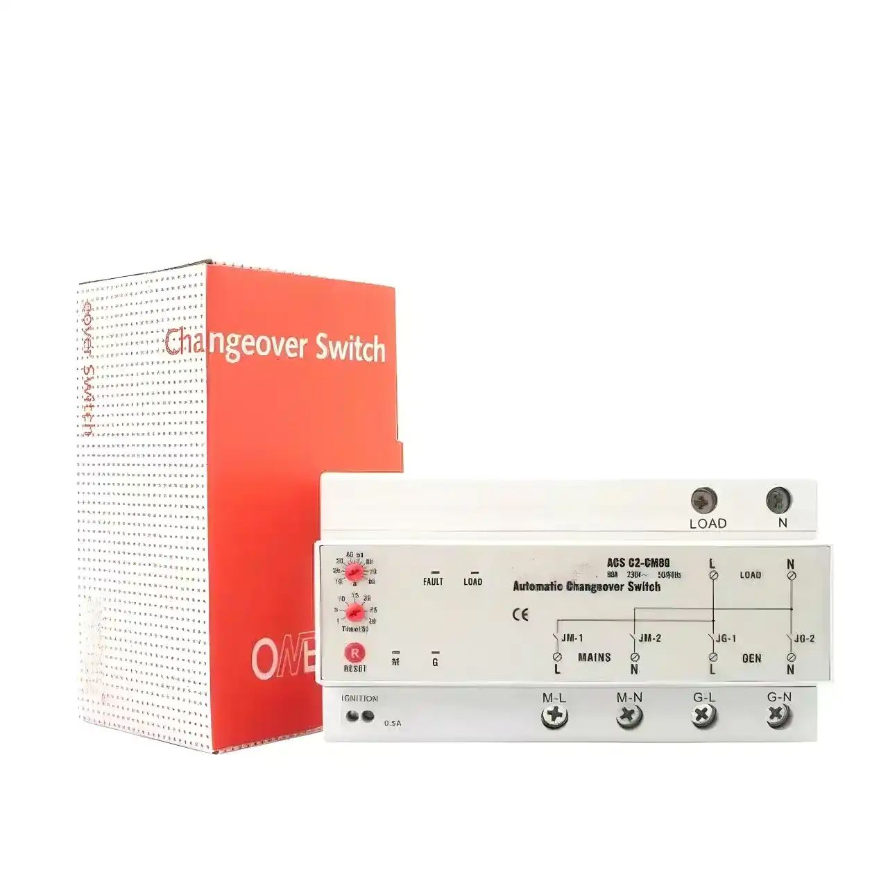 1P+N 230V AC transfer switch