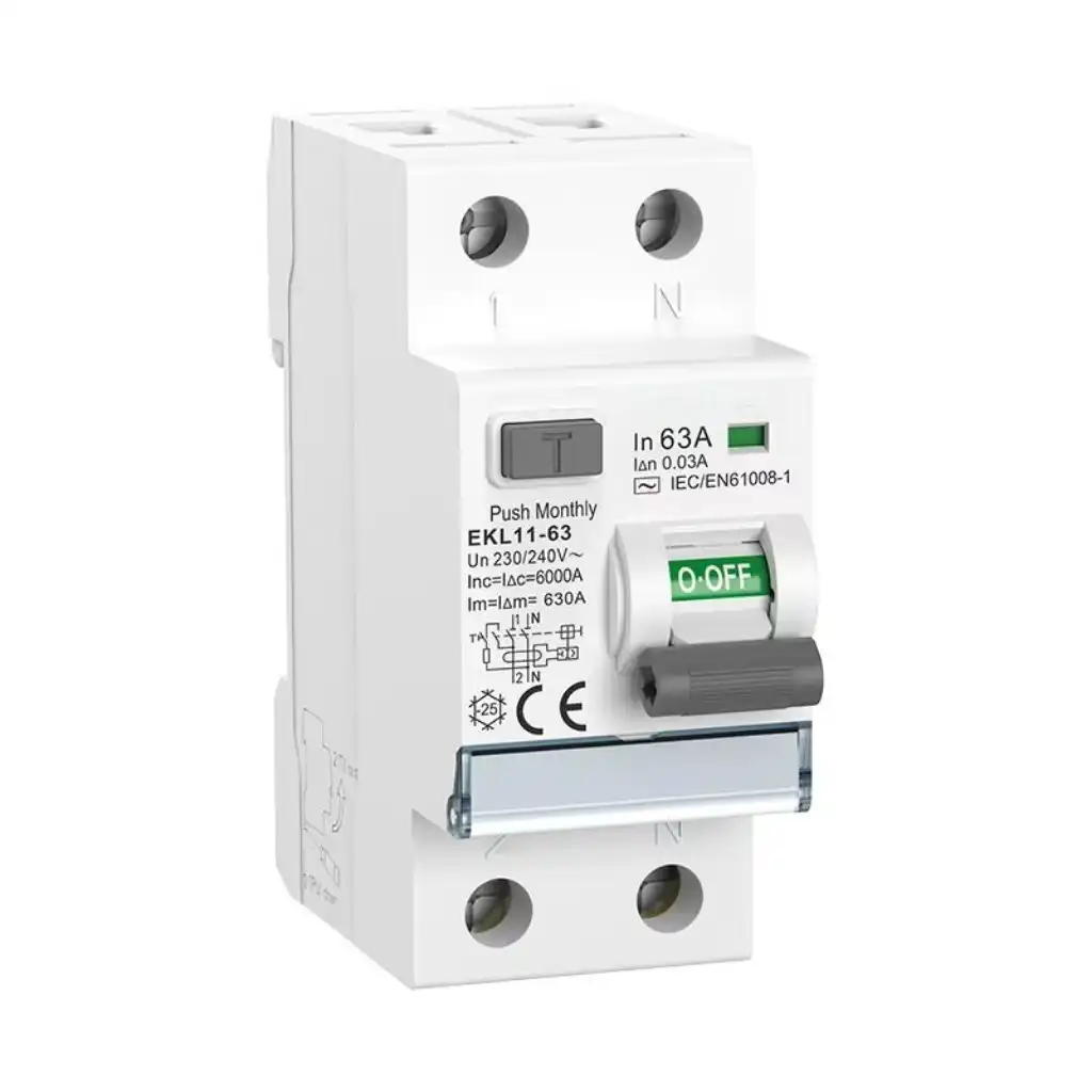 Overcurrent protection residual current circuit breaker