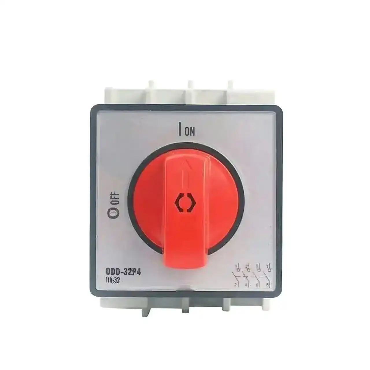 2-pole/4-pole panel mounted isolation switch
