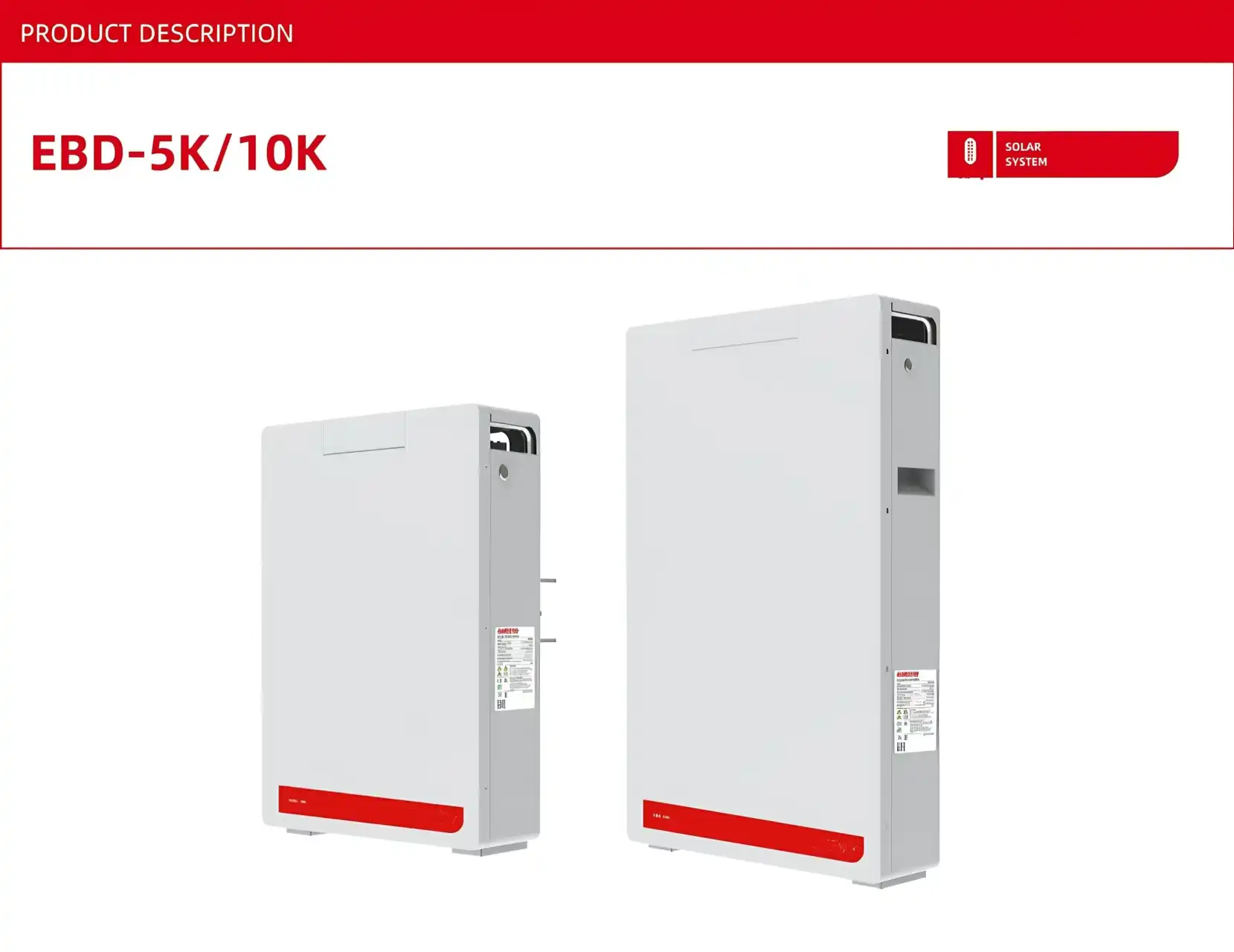 100Ah 5.12kWh 51.2V energy storage battery