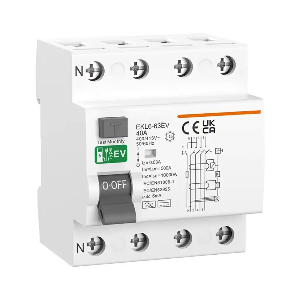 EV type residual current device