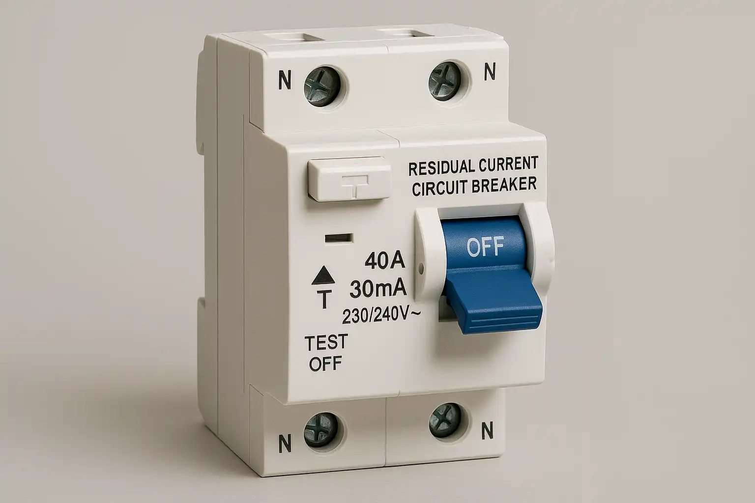 Applications of Type A and communication RCD