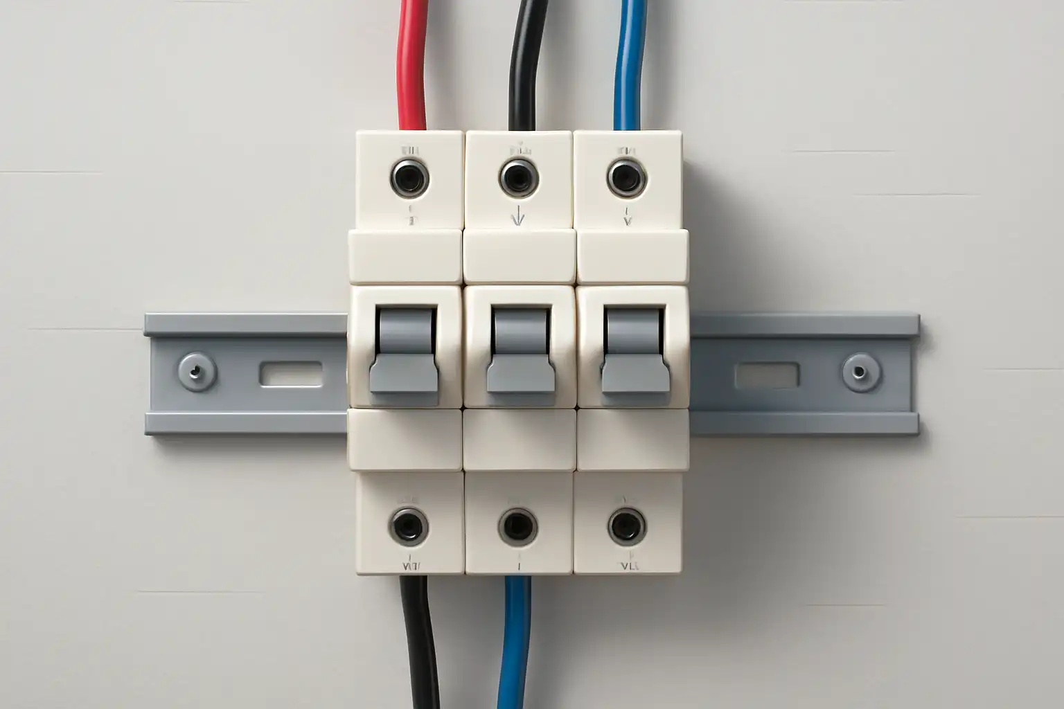 Can you place the three pole circuit breaker on the single-phase panel