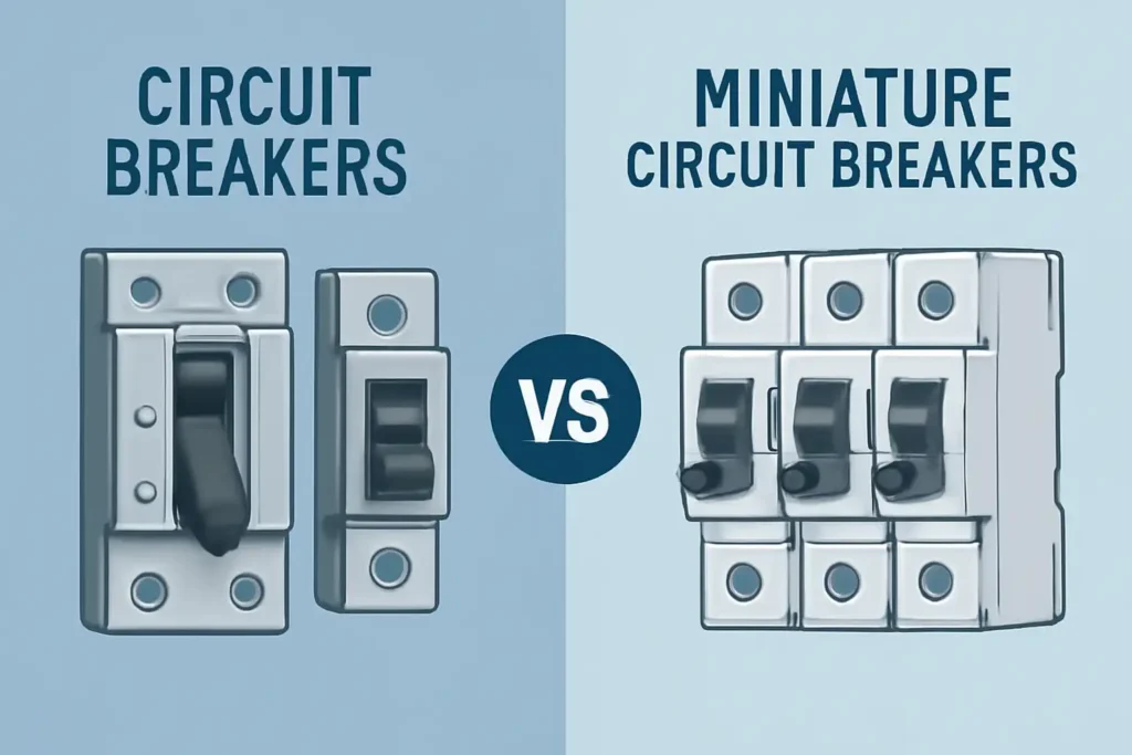 Circuit Breakers vs Miniature Circuit Breakers