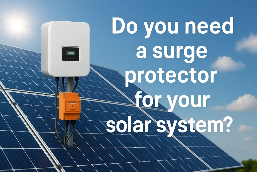 Do you need a surge protector for your solar system