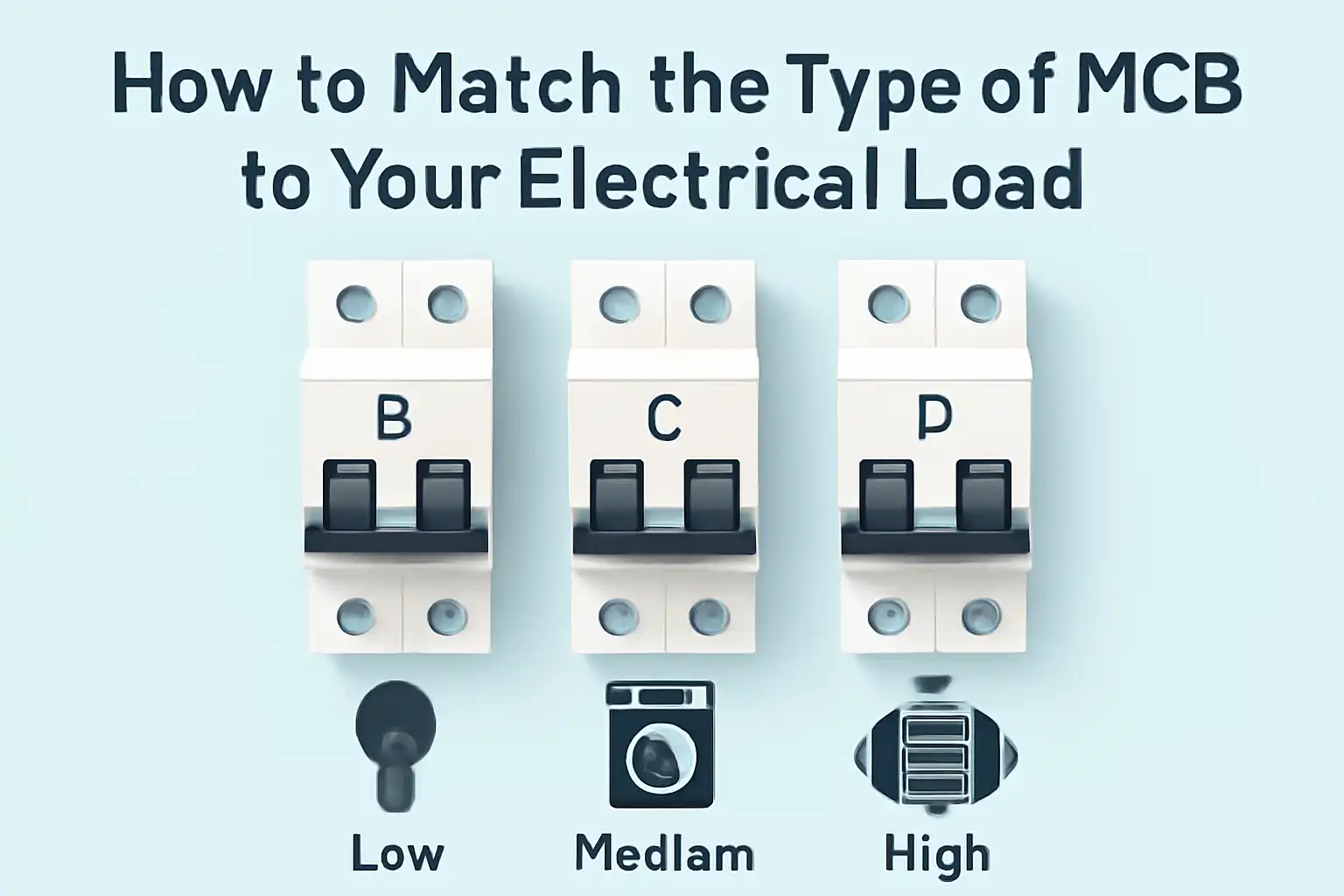 How to Match the Type of MCB to Your Electrical Load
