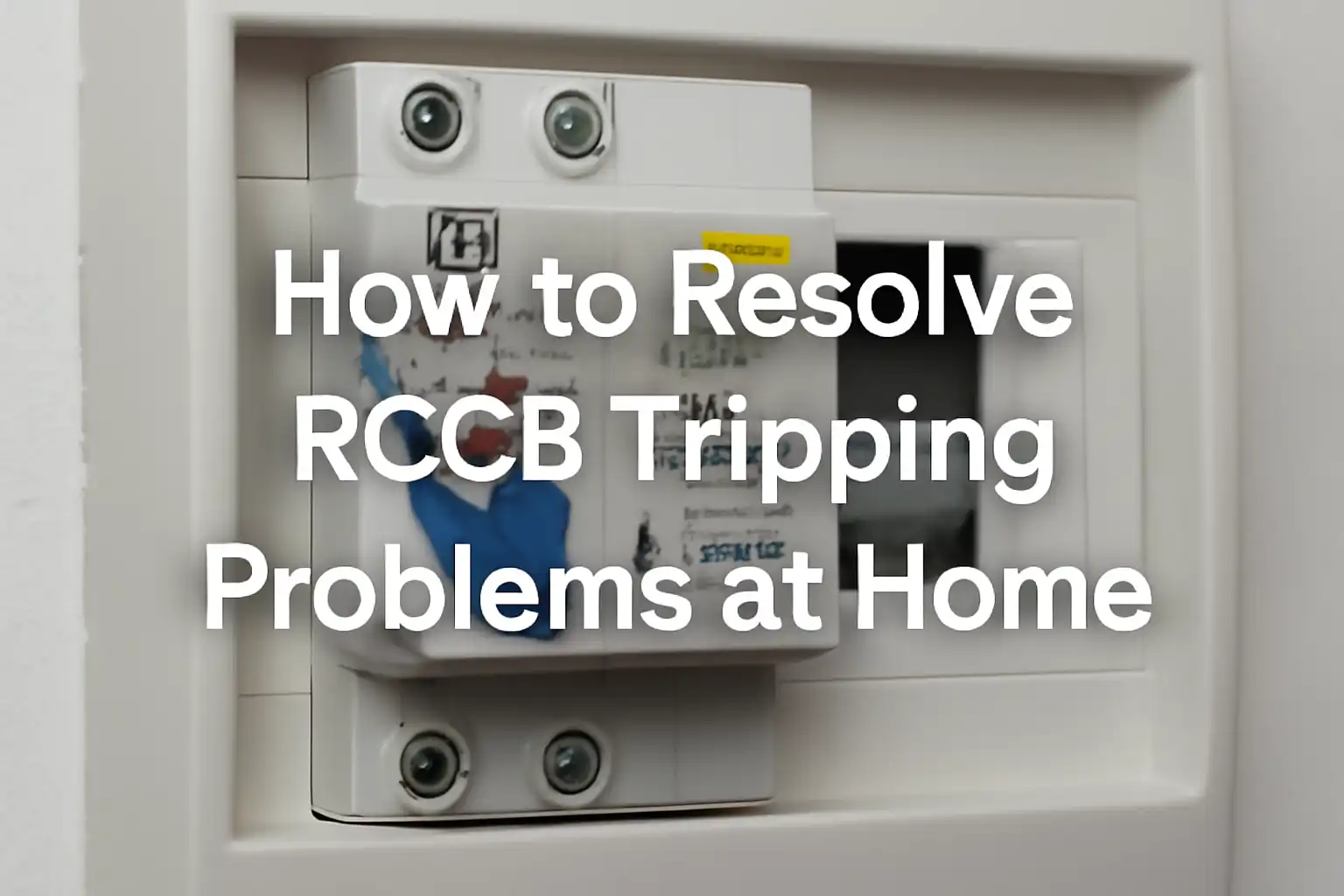 How to Resolve RCCB Tripping Problems at Home