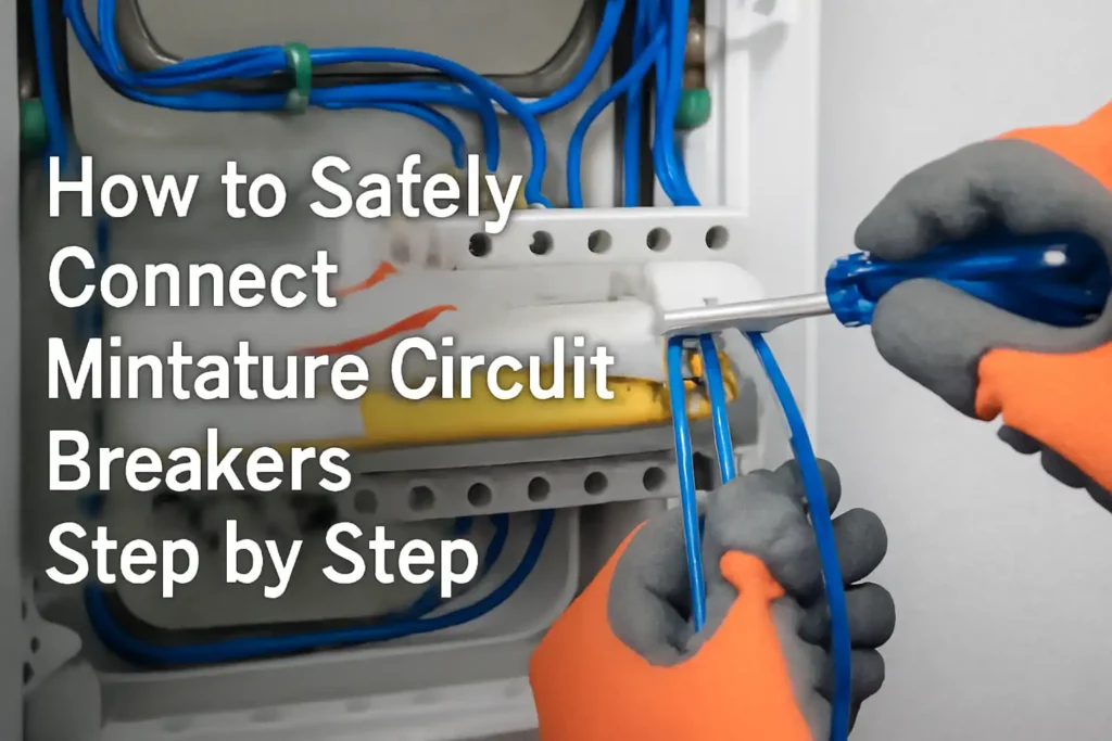How to Safely Connect Miniature Circuit Breakers Step by Step