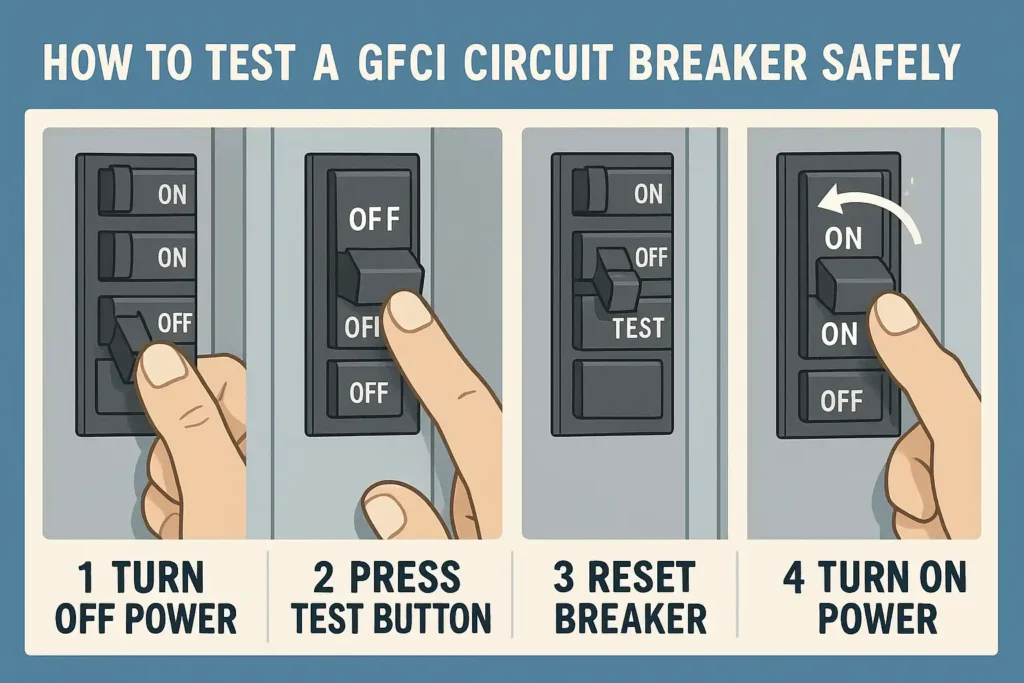 How to Test a GFCI Circuit Breaker Safely