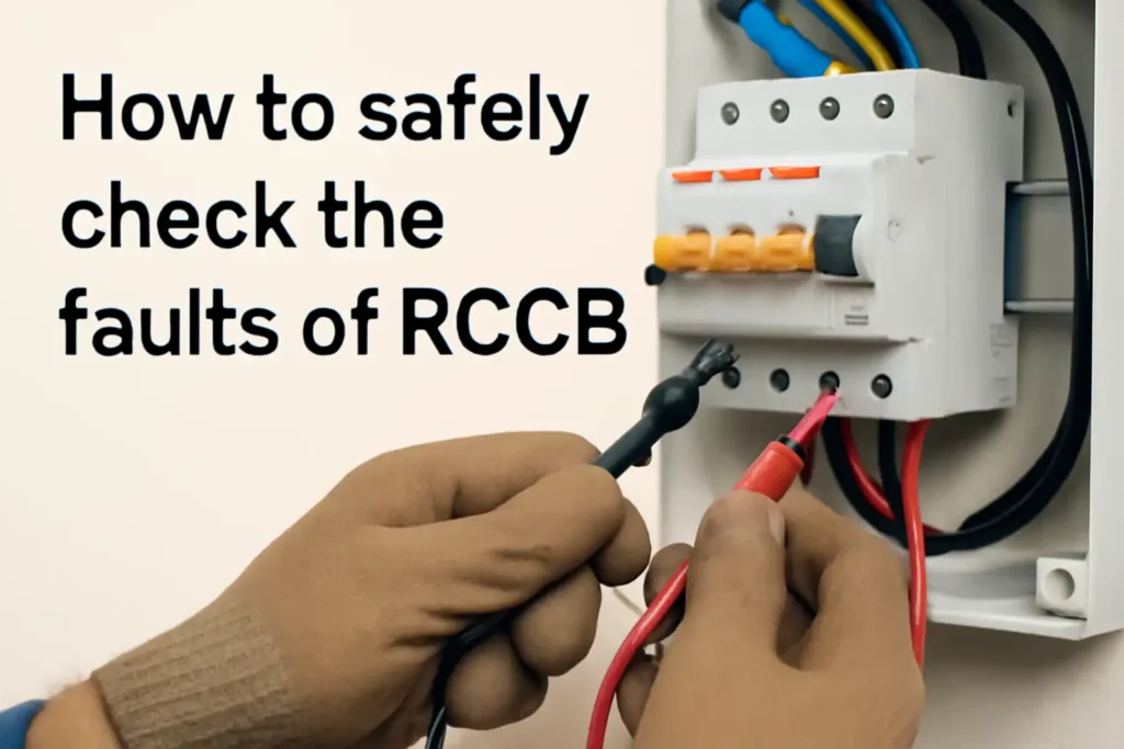 How to safely check the faults of RCCB