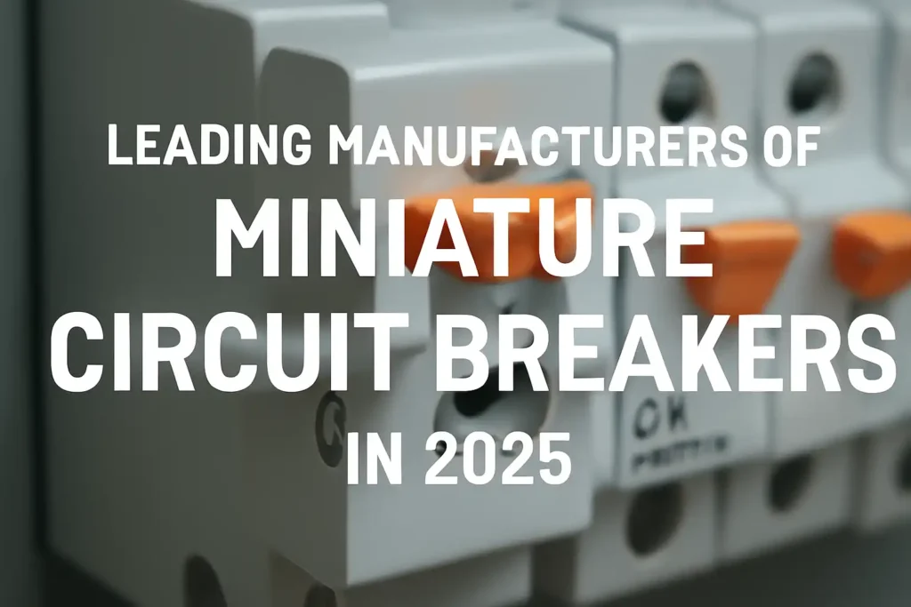 Leading Manufacturers of Miniature Circuit Breakers in 2025