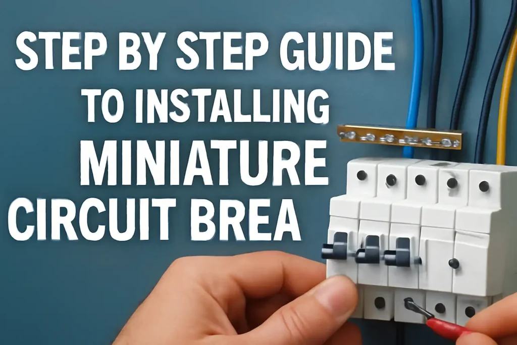 Step by Step Guide to Installing Miniature Circuit Breakers
