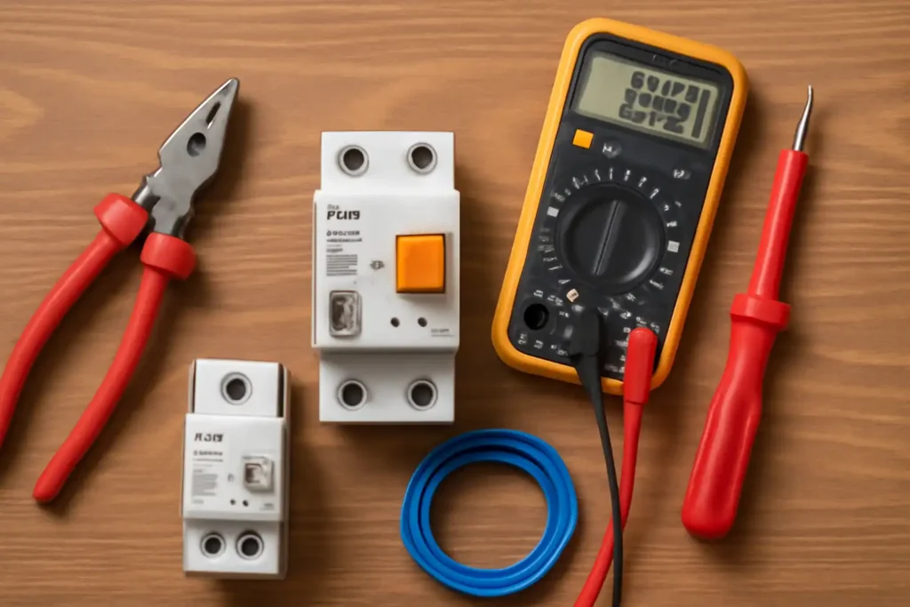 Tools for installing and testing RCCB