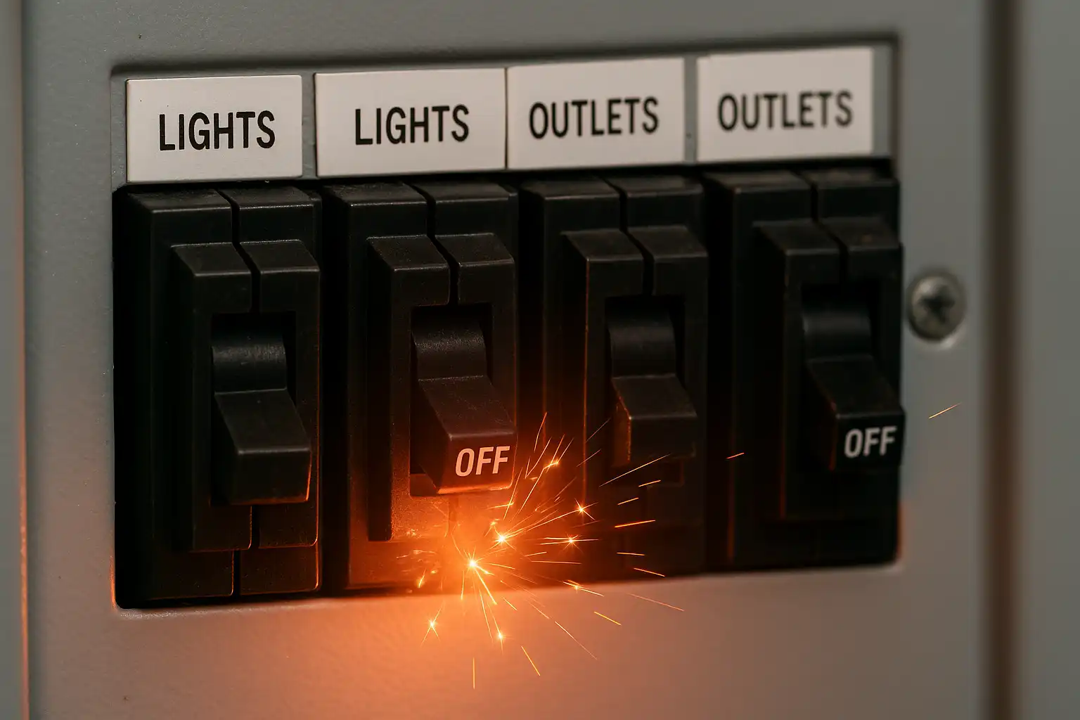 What should I do when the circuit breaker trips during rain