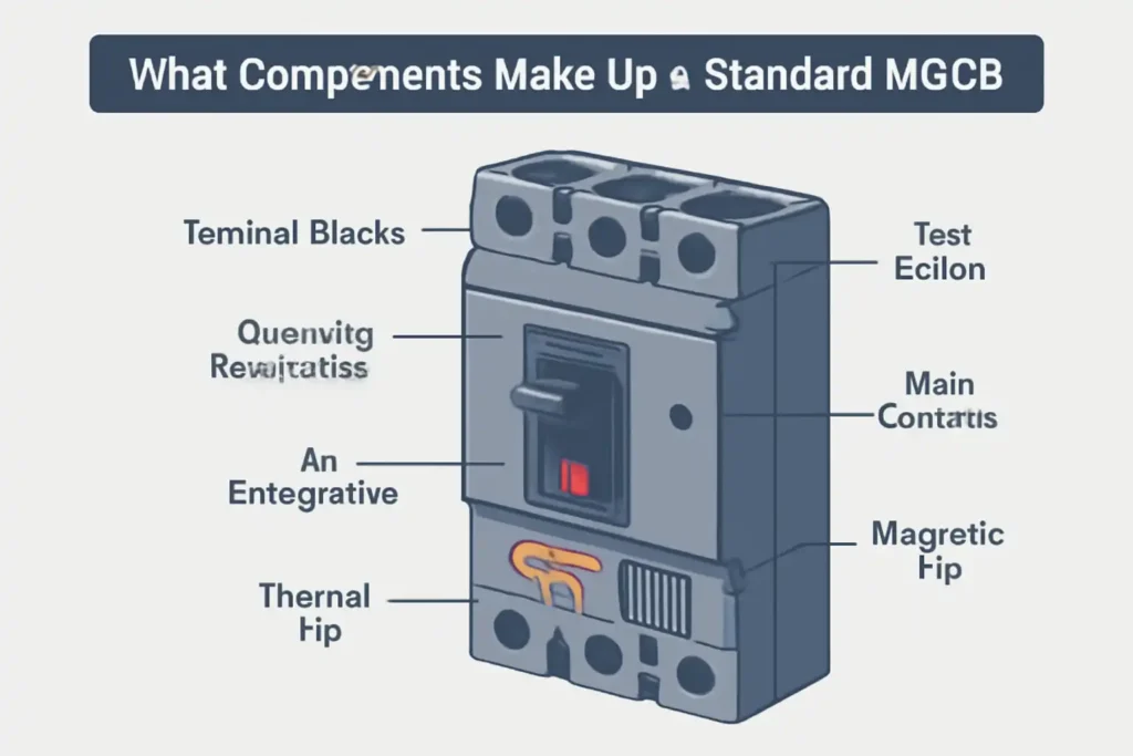 What Components Make Up a Standard MCCB