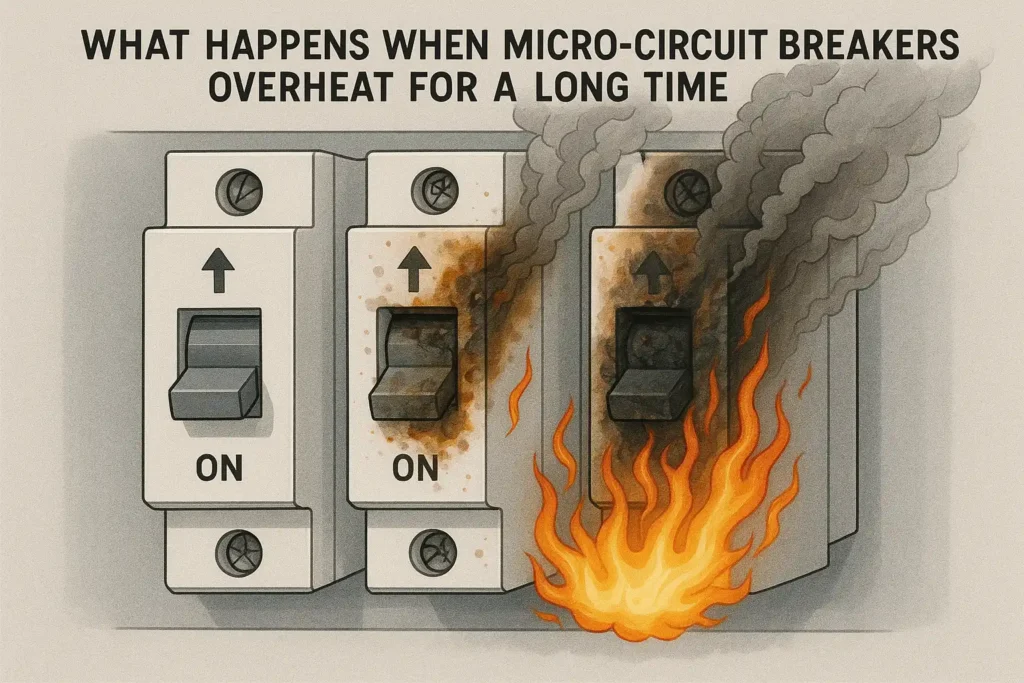 What Happens When Micro-circuit Breakers Overheat for a Long Time