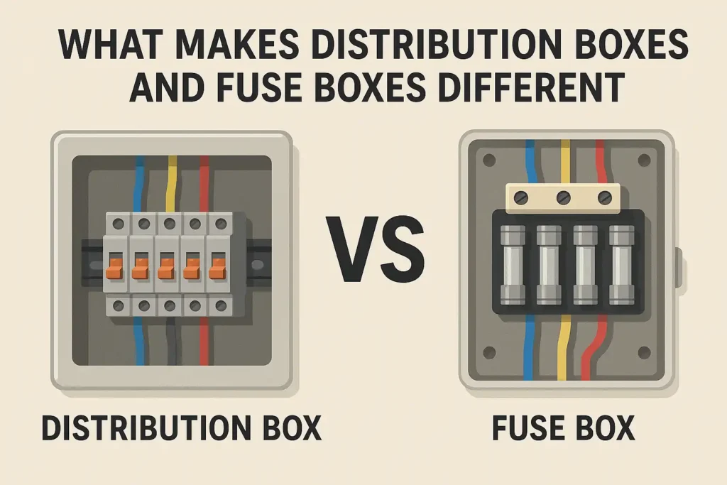 What Makes Distribution Boxes and Fuse Boxes Different