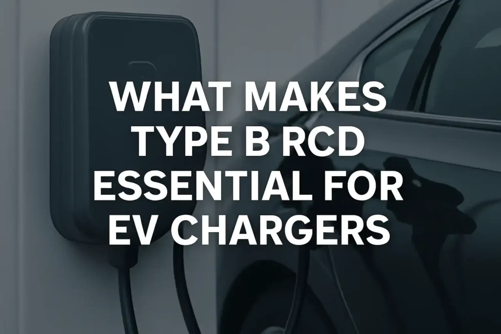 What Makes Type B RCD Essential for EV Chargers