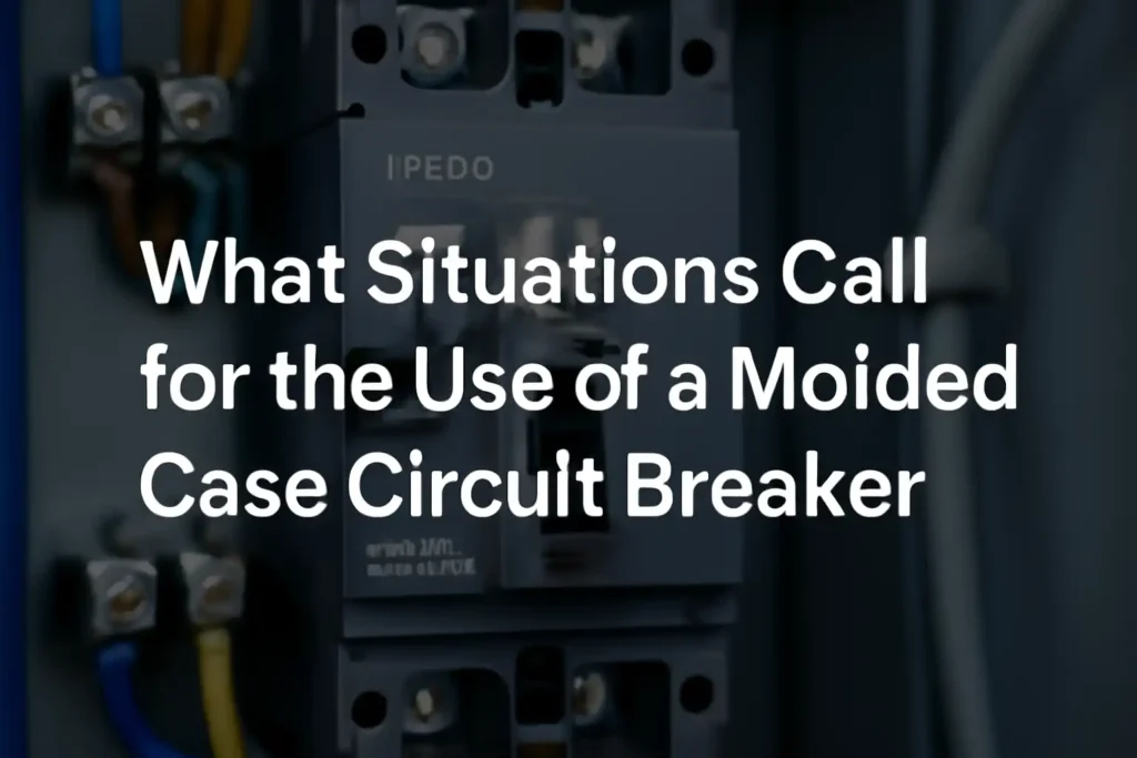 What Situations Call for the Use of a Molded Case Circuit Breaker