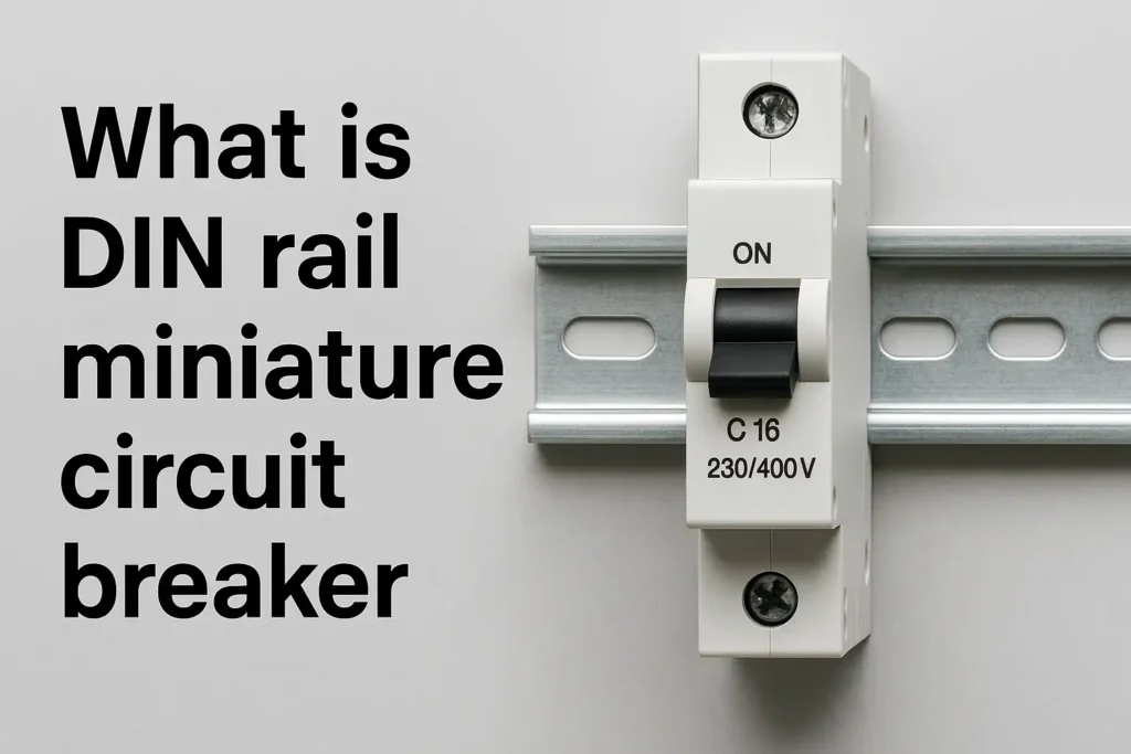 What is DIN rail miniature circuit breaker