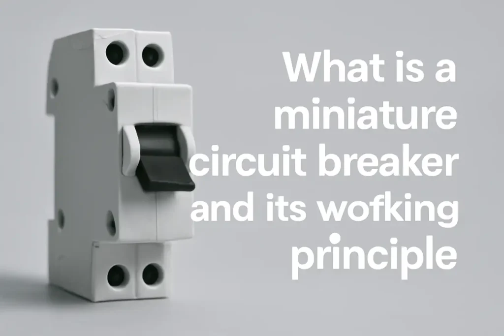 What is a miniature circuit breaker and its working principle