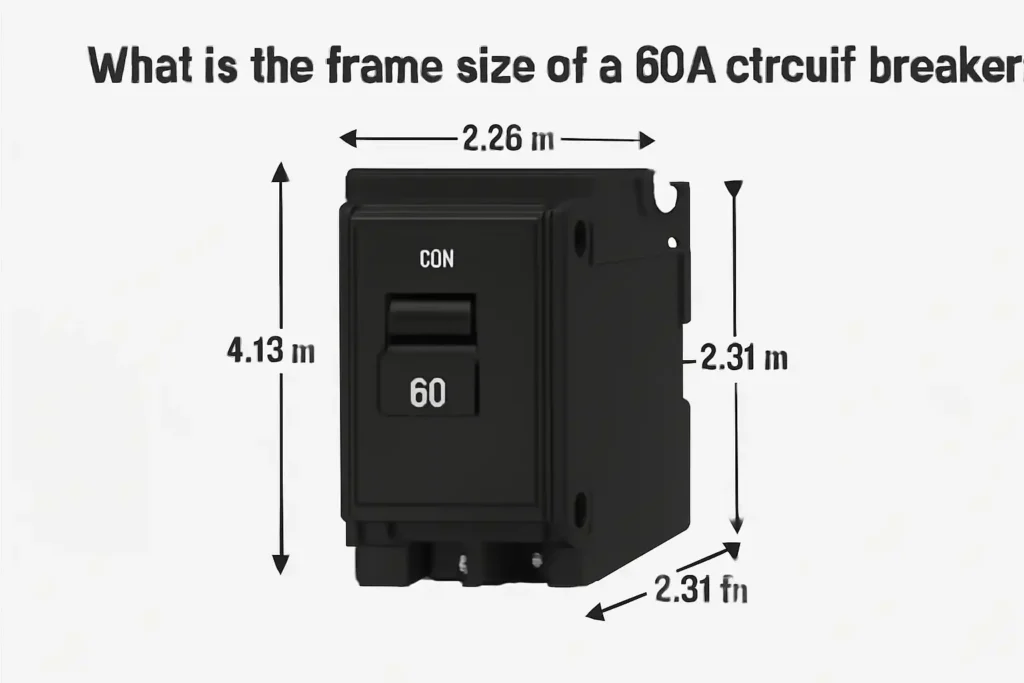 What is the frame size of a 60a circuit breaker