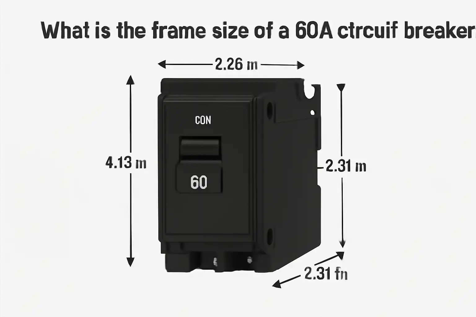 What is the frame size of a 60a circuit breaker